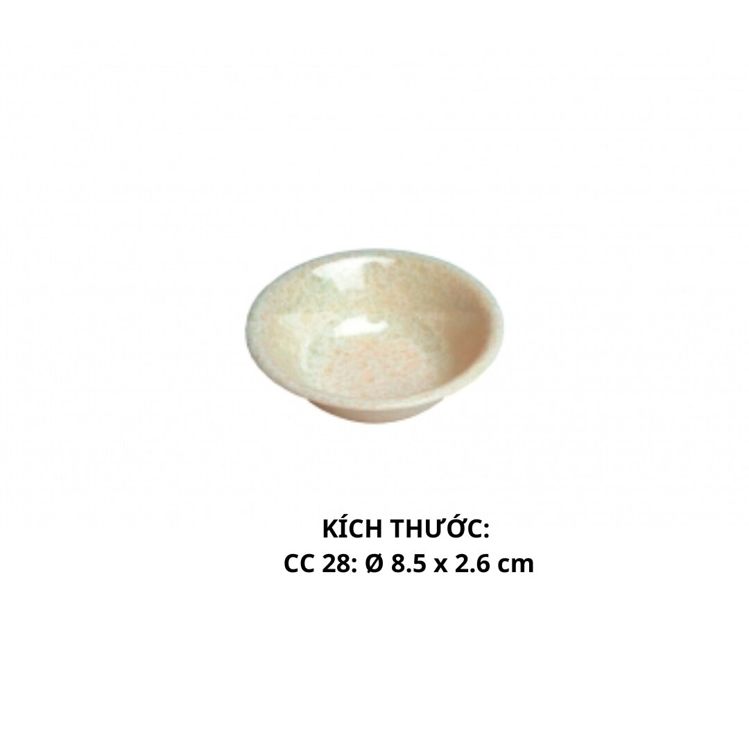 CC28 VD Chén Chấm CC 28 - VĐ Trắng - FTC