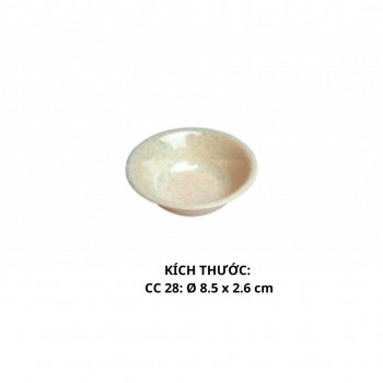 CC28 VD Chén Chấm CC 28 - VĐ Trắng - FTC