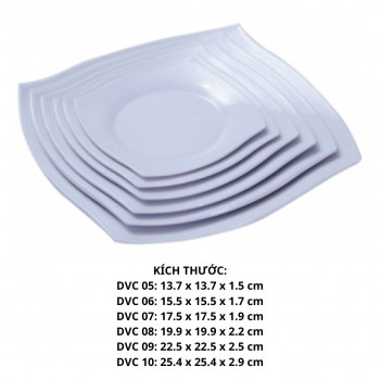 Dĩa Vuông Cạn Dvc 07 - Dvc07 -FTC