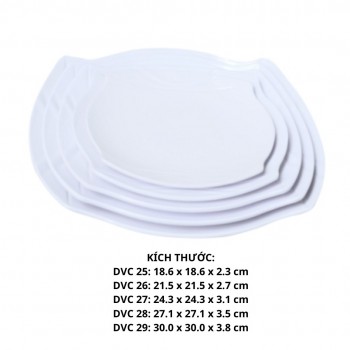 Dĩa Vuông Cạn Dvc 26 - Dvc26 -FTC