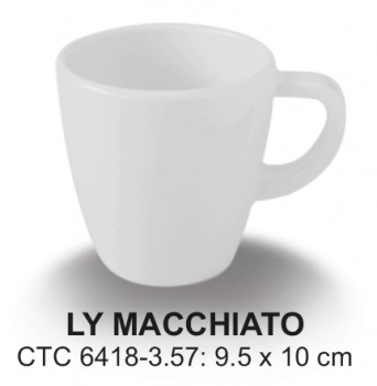 CTC6418-3.75 Ly Quai Machiato 3.75 (Trắng Trơn) - ET