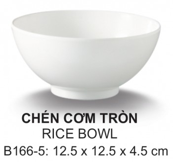B166-5 Chén 5 (White) - SPW