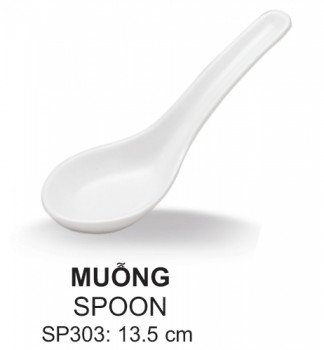 Sp303 Muỗng Cơm (Trắng Trơn) -  Spw