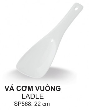 Sp568 Vá Cơm Vuông (Trắng Trơn) -  Spw