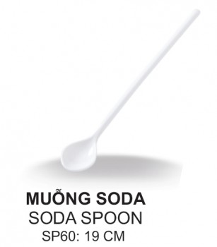 Sp60 Muỗng Soda (Trắng Trơn) - Spw