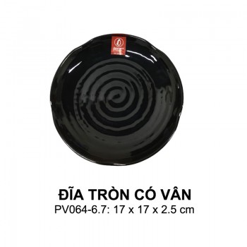 PV064-6.7 Dĩa tròn 6.7 (Black) - SPW PV064-6.7 Dĩa tròn 6.7 (Black) - SPW