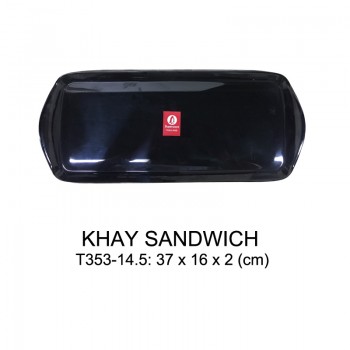 T353-14.5 Khay sandwich (Black) - SPW T353-14.5 Khay sandwich (Black) - SPW