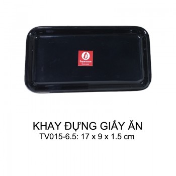 TV015-6.5 Khay khăn mặt 6.5 (Black) - SPW TV015-6.5 Khay khăn mặt 6.5 (Black) - SPW