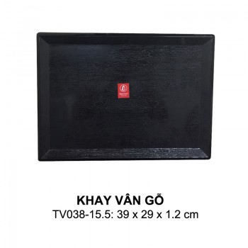 TV038-15.5 Khay vân gỗ 15.5 (Black) - SPW TV038-15.5 Khay vân gỗ 15.5 (Black) - SPW