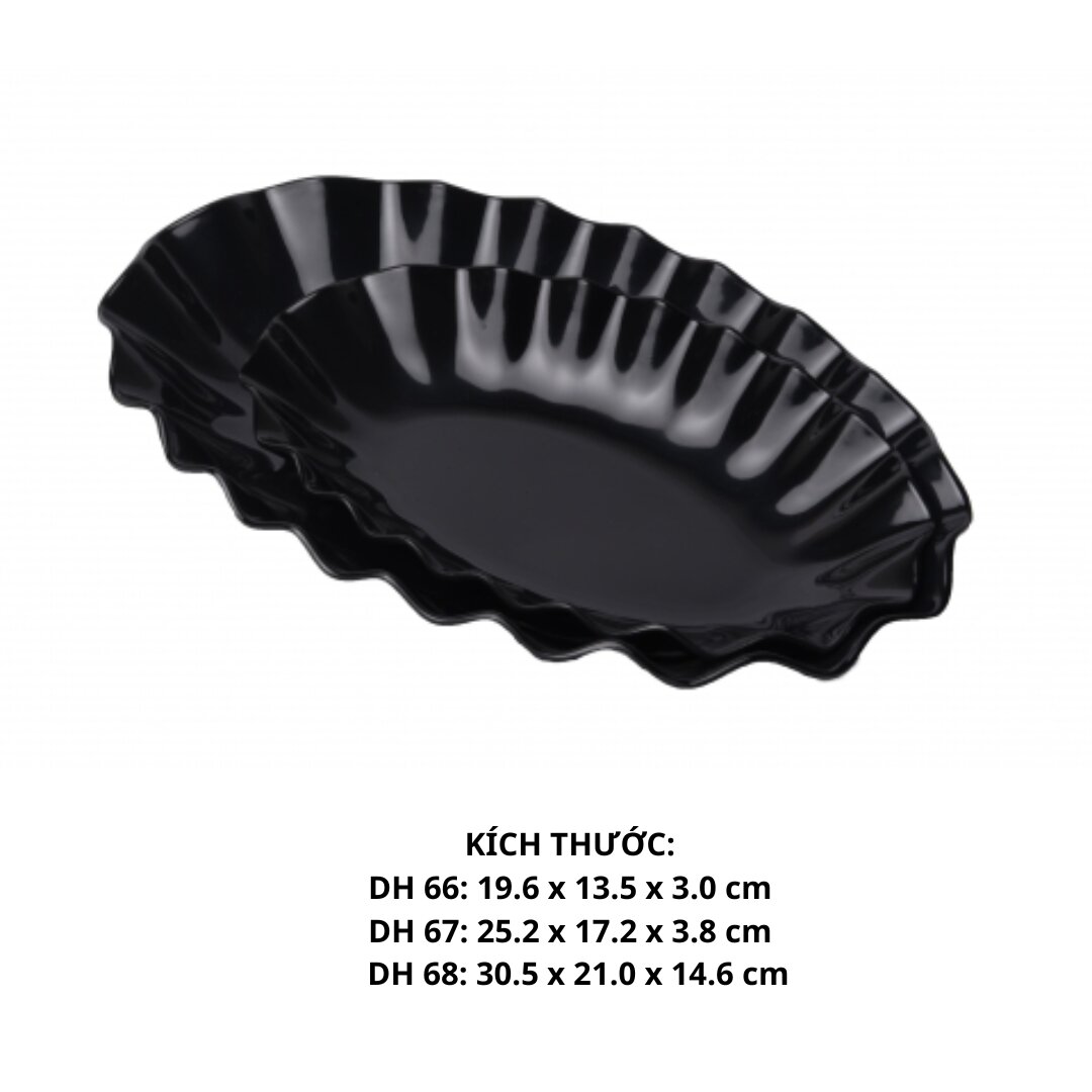 Dĩa Hoa Dh 68 - Dh68 - Màu Đen - FTC