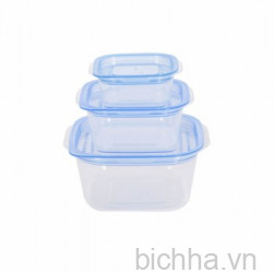 Bộ Hộp Bảo Quản Thực Phẩm - 2721-3 (630ML) - SL